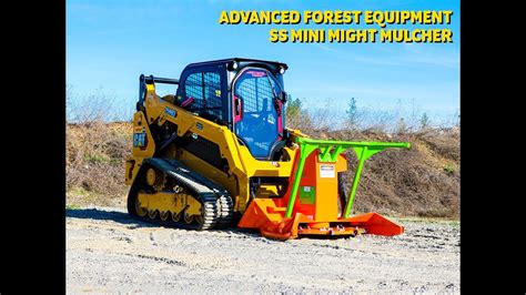 ss mini might skid steer forestry mulcher|skid steer disc mulcher.